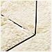 Tappeto Shaggy a Pelo Lungo NAVARRA Crema 120x120 cm poliestere - Foto miniatura 5