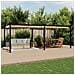 Gazebo Da Giardino Con Tetto Retrattile Tortora 3x6 M Alluminio - Foto miniatura 3