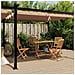 Gazebo Da Giardino Con Tetto Retrattile Tortora 3x6 M Alluminio - Foto miniatura 1