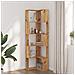 Libreria Angolare 5ripiani Rovere Artigianale 50x50x179cm Legno - Foto miniatura 3