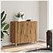 Credenza Rovere Artigianale 90x34x80 Cm In Legno Multistrato - Foto miniatura 3