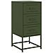 Lusso Casadino -  Comodini 2 Pz Verde Oliva 36x39x78 Cm In Acciaio - Foto miniatura 4