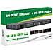 PoE+ Gigabit Network Switch 24 porte, 1Gb /s, 2xSFP, 19"1U (incl. staffe) - Foto miniatura 2