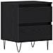 Comodino  Nero Rovere 40x35x50 cm Legno ingegnerizzato - Foto miniatura 1