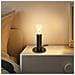 Lampada Da Scrivania In Metallo E27 Nera Con Spina E Interruttore, Max. 40 W Senza Lampadina - Foto miniatura 6