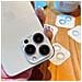 Protezione Obiettivo Fotocamera Integrata Con Glitter (nero) 2 Pezzi Compatibile Con Iphone 16 Pro Max - Foto miniatura 4