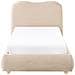 Letto Contenitore Bouclé Blagnac 90 X 200 Cm Beige - Foto miniatura 6