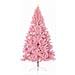 Albero di Natale artificiale con luci integrate Rosa 240 cm PVC - Foto miniatura 4