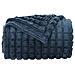 Coperta Blu navy 270 x 240 cm Panno - Foto miniatura 4