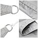 Vela Parasole Grigio Chiaro 3,5x2 m 100% Poliestere Oxford - Foto miniatura 6