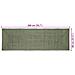 Tappeti per area Rettangolare Verde Oliva 80 x 200 cm Juta - Foto miniatura 7
