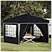 Tenda per feste a pop-up 288 x 288 x 245 cm Antracite - Foto miniatura 2