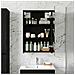 Mobiletto per specchio da bagno Rovere Nero 40 x 10,5 x 60,5 cm - Foto miniatura 2