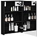 Mobiletto per specchio da bagno Rovere Nero 40 x 10,5 x 60,5 cm - Foto miniatura 3
