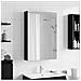 Mobiletto per specchio da bagno Rovere Nero 40 x 10,5 x 60,5 cm - Foto miniatura 4