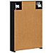 Mobiletto per specchio da bagno Rovere Nero 40 x 10,5 x 60,5 cm - Foto miniatura 8