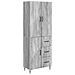 Set di armadi 2 pcs Sonoma grigio 66 x 34,5 x 89,5 cm - Foto miniatura 1