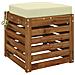 Cuscino per sedile a 1 pezzo SOEST 100% Poliestere Crema - Foto miniatura 2