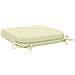 Cuscino per sedile a 1 pezzo SOEST 100% Poliestere Crema - Foto miniatura 4