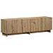Supporto TV 140 x 34.5 x 40 cm Rovere Artigianale - Foto miniatura 1