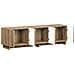 Supporto TV 140 x 34.5 x 40 cm Rovere Artigianale - Foto miniatura 3