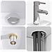 Set di mobili per il bagno 2 pz Bianco Legno ingegnerizzato - Foto miniatura 6