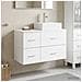 Set di mobili per il bagno 2 pz Bianco Legno ingegnerizzato - Foto miniatura 9