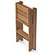 Sgabello A 3 Gragini Chiudibile, Modello Osimo, Legno, Cod. 70 Ciliegio, "arit Il Cuore Del Legno" - Foto miniatura 2