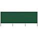 Paravento A 3 Pannelli In Tessuto 400x120cm Verde - Foto miniatura 3