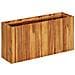 Fioriera Da Giardino 100x30x50 Cm In Legno Massello Di Acacia - Foto miniatura 1