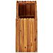 Fioriera Da Giardino 100x30x50 Cm In Legno Massello Di Acacia - Foto miniatura 3