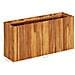 Fioriera Da Giardino 100x30x50 Cm In Legno Massello Di Acacia - Foto miniatura 6
