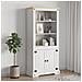 Credenza in Legno di Pino Messicano Corona Bianco 80x40x170 cm - Foto miniatura 5