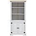 Credenza in Legno di Pino Messicano Corona Bianco 80x40x170 cm - Foto miniatura 6
