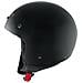 Piconet Casco Jet Frontino Moto Scooter Quad Custom Nero Ece 22-05 Taglia M - Foto miniatura 5
