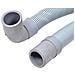 Universale Tubo Di Scarico Con Angolo Retto Fine Per Lavatrici (2.5m 19mm 21mm)  - Foto miniatura 4