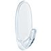 Transparente Mittelgroe Command Haken M Fr Den Auenbereich In Ovaler Form - Outdoor - Hilfshaken - Transparent - Klebestreifen - 0,9 Kg - Glas - Gestrichene Wand - Holz (17091awfgn) - Foto miniatura 2