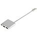 00135728 USB 3.1-C HDMI / USB 3.1-C / USB 3.1-A Bianco cavo di interfaccia e adattatore - Foto miniatura 2