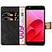 Custodia Compatibile Con Asus Zenfone 4 Selfie Pro In Nero Grafite - Coperchio Protettiva Con Chiusura Magnetica, Funzione Stand E Tasca Per Le Carte - Foto miniatura 7