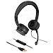 Cuffie Delock On-Ear Cablate - USB-A - Nero - Foto miniatura 1