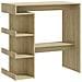 Tavolo Bar con Ripiani Rovere Sonoma 100x50x101,5 cm Truciolato - Foto miniatura 2