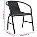Sedie Da Giardino 6 Pz In Plastica Rattan E Acciaio 110 Kg - Foto miniatura 5