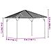 Gazebo con Tetto 3x3 m Antracite - Foto miniatura 2