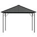 Gazebo con Tetto 3x3 m Antracite - Foto miniatura 4