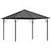Gazebo con Tetto 3x3 m Antracite - Foto miniatura 1