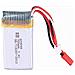 3 Pezzi Batteria Lipo Ricaricabile (7.4v 700mah) Per Rc Drone Quadricottero Mjx X600 - Foto miniatura 4