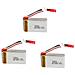 3 Pezzi Batteria Lipo Ricaricabile (7.4v 700mah) Per Rc Drone Quadricottero Mjx X600 - Foto miniatura 5