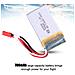 3 Pezzi Batteria Lipo Ricaricabile (7.4v 700mah) Per Rc Drone Quadricottero Mjx X600 - Foto miniatura 6