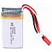 3 Pezzi Batteria Lipo Ricaricabile (7.4v 700mah) Per Rc Drone Quadricottero Mjx X600 - Foto miniatura 3