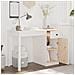 Scrivania Bianca 100x50x75 Cm In Legno Massello Di Pino - Foto miniatura 10